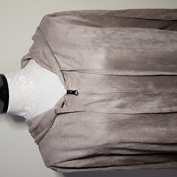 ETHYL Sueded Zip Swing Hoodie XL - Picture 2 of 8